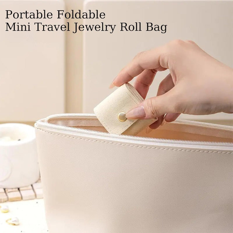 【🎁Božićna ponuda🎄】Sklopivi organizator za nakit od baršuna – kompaktan, elegantan i dizajn prilagođen putovanjima s sigurnim zatvaranjem na kopču(🔥Kupi 1 dobi 1 gratis🔥)