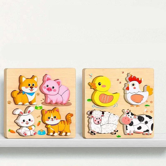 Oktatási 3D fa puzzle