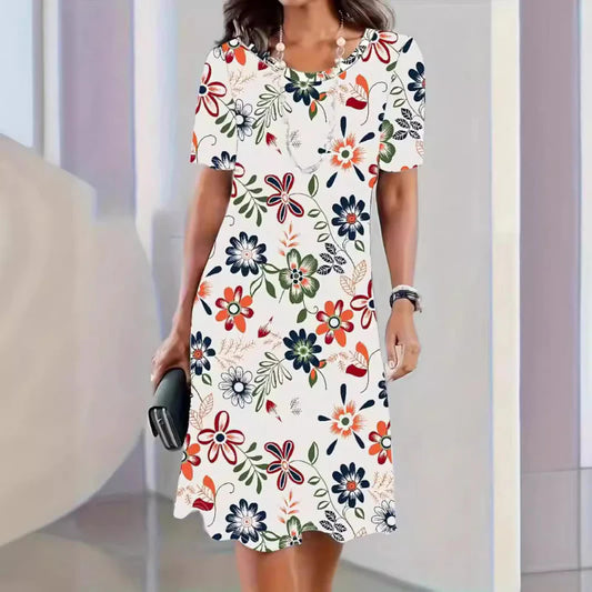 Elegantna haljina s printom