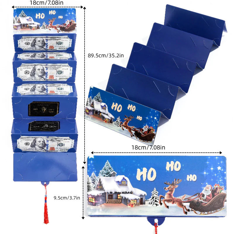 【🎁Božićna ponuda🎄】Božićno iznenađenje, božićne čestitke sa skrivenim novcem