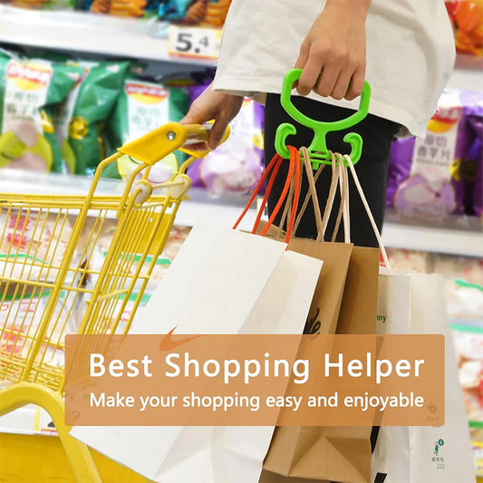 【🎁Božićna ponuda🎄】Kupite jedan, dobijte jedan gratis! Ručka za vrećicu za kupovinu – Nema više bolnih prstiju!