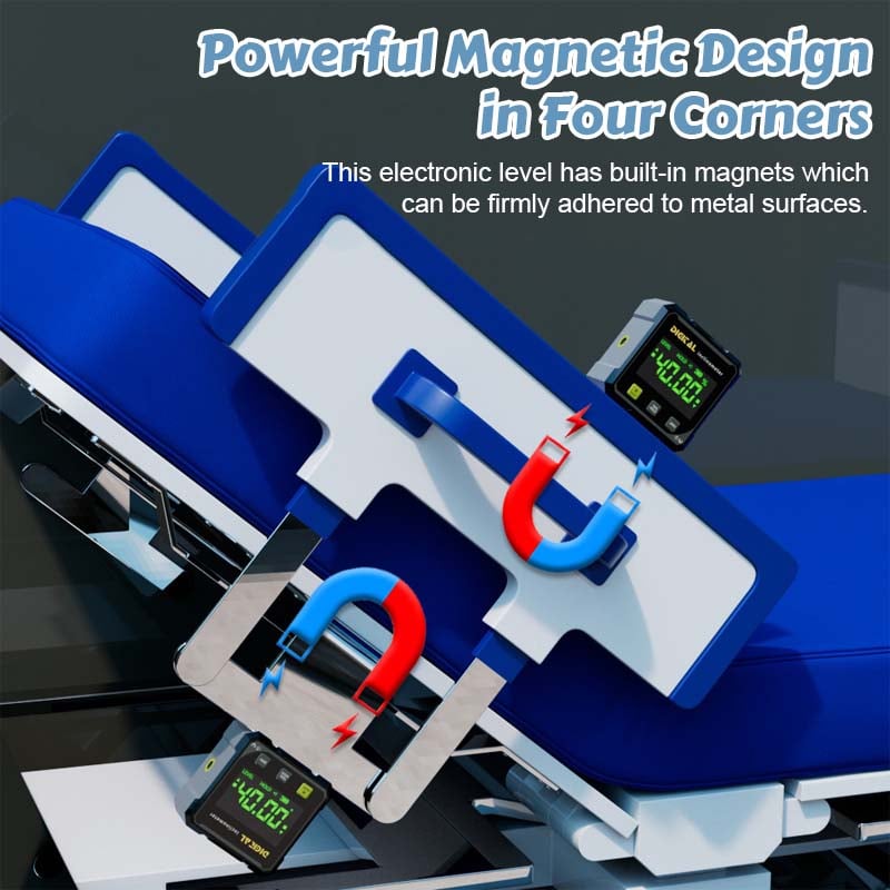 Elektronički digitalni alat za mjerenje kuta i libele