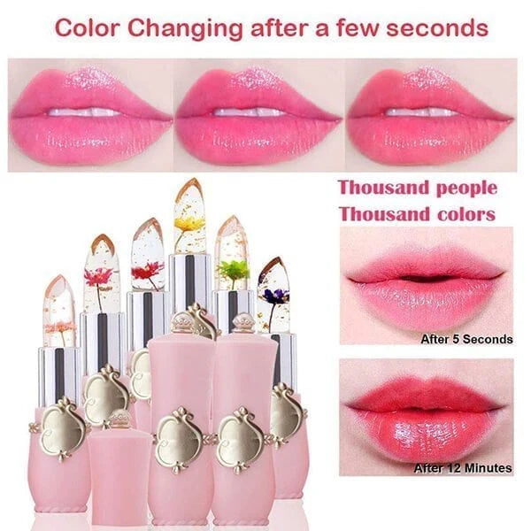 💄 1+1 GRATIS! Gel ruž s kristalnim cvijetom – mijenja boju prema tvojim usnama!