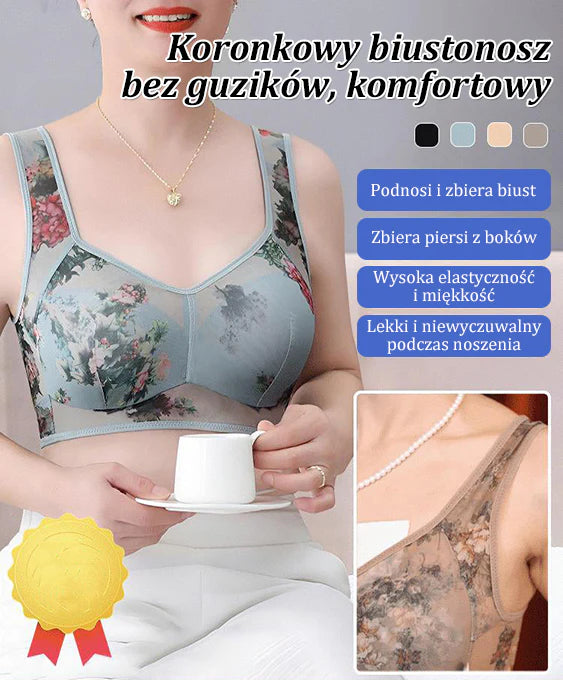 Jedinstveni čipkasti grudnjak bez gumbića【✨1+1 gratis】