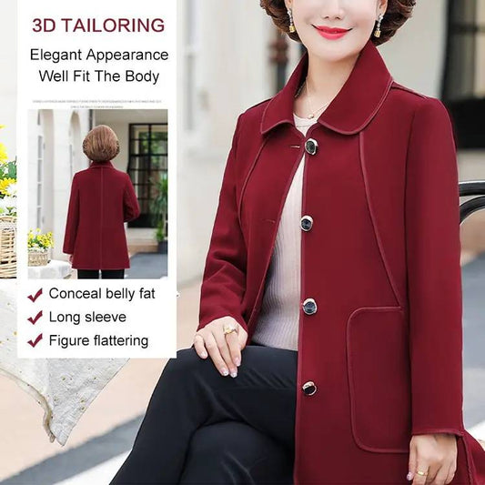 Jesen i zima Nova reverzibilna topla jakna srednje duljine