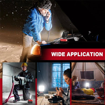 ⚡ Bežična LED radna lampa 3000LM s priključcima za punjenje