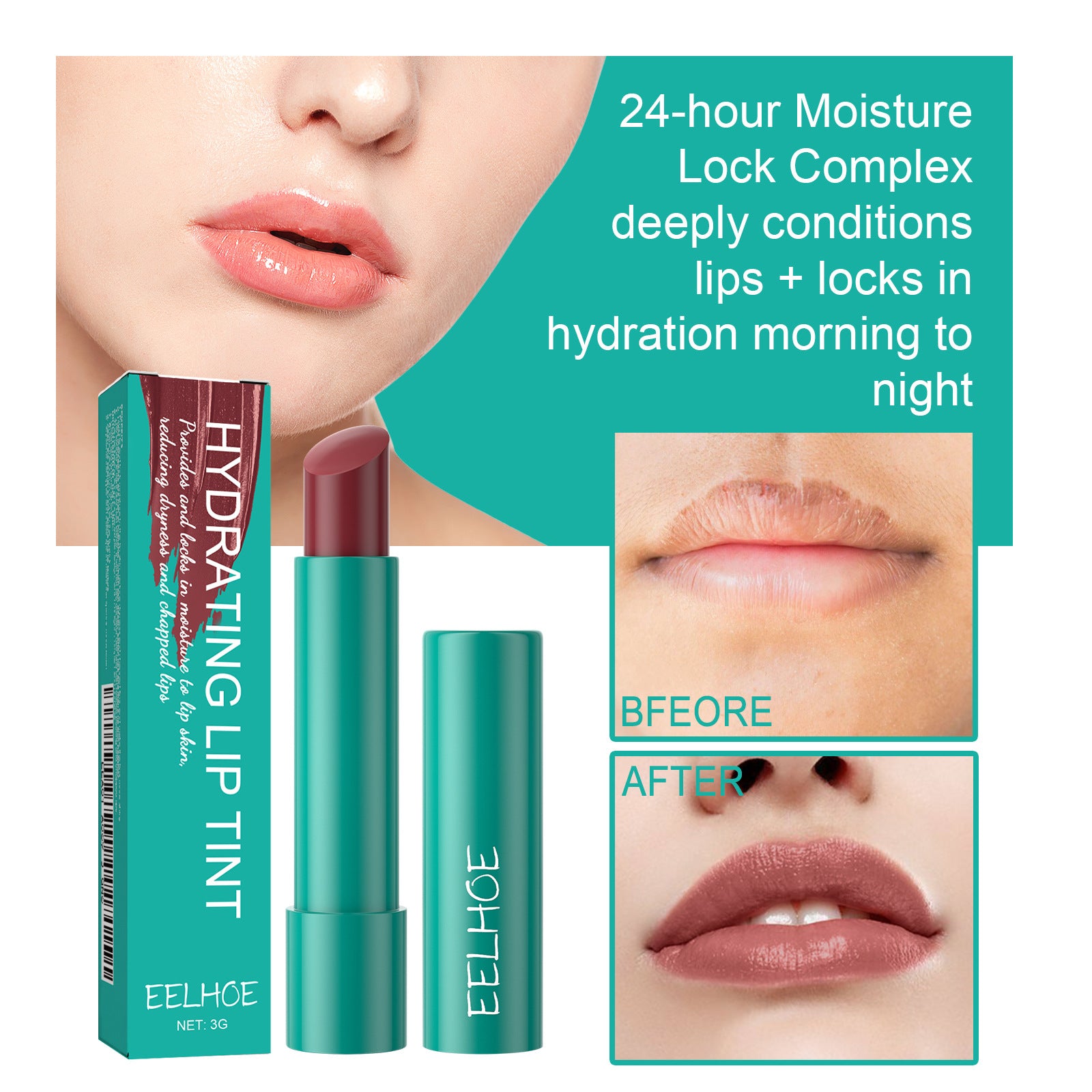 💄 24h hidratacija + savršena nijansa usana!（1+1 GRATIS）