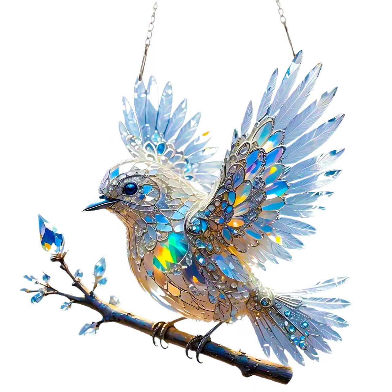 Kristalni nakit u boji neba Bluebird