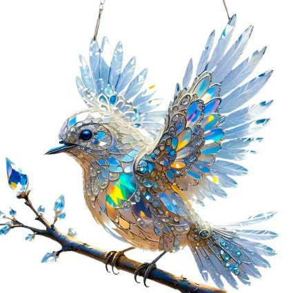 Kristalni nakit u boji neba Bluebird