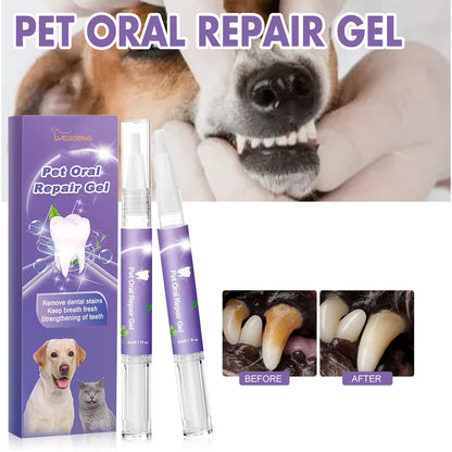 🔥 Kupite 1 – Drugi s 50% popusta!🦷🐾 Pet Oral Repair Gel – Prirodna dentalna njega za pse i mačke