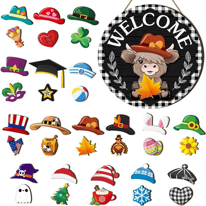 【🎁Božićna ponuda🎄】Božićni Halloween IDY drveni ukras