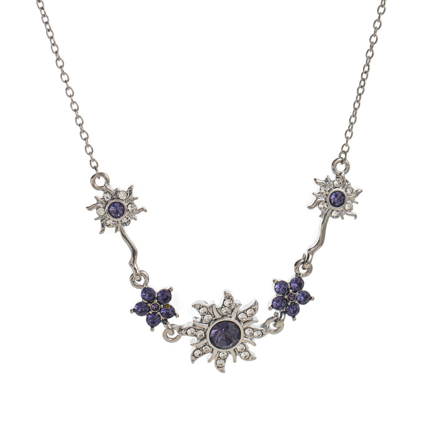 【🎁Božićna ponuda🎄】Ljubičasta narukvica s cirkonima i sunčevim zrakama✨