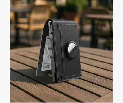 【🎁Božićna ponuda🎄】Muški novčanik s RFID blokiranjem i utorom za AirTag – Ručno izrađen kožni novčanik s držačem za kartice za brzi pristup i velikim kapacitetom