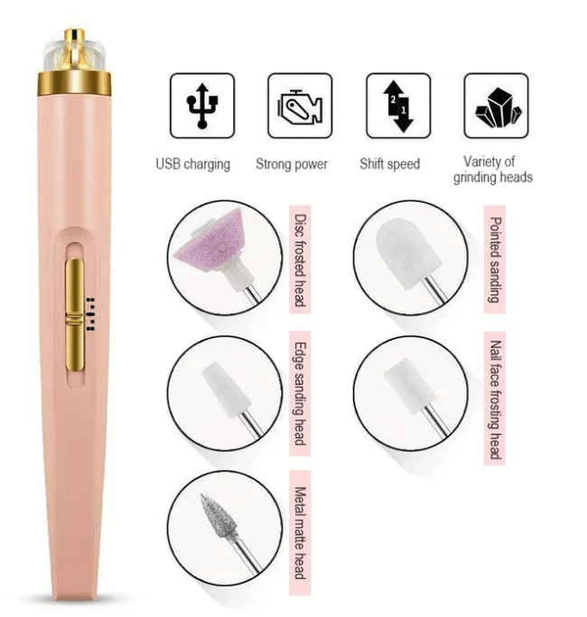 ELEKTRIČNI PROFESIONALNI STROJ ZA NOKTE, SET ZA MANIKURU