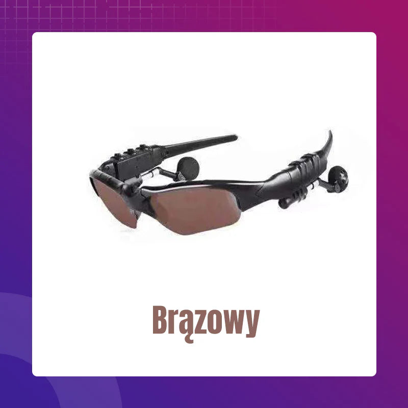 Bezprzewodowe sportowe okulary Bluetooth z polaryzacją