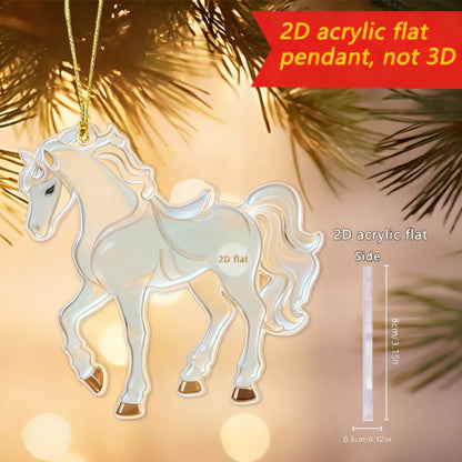 【🎁Božićna ponuda🎄】Akrilni privjesak u obliku konja（🔥Kupi 1 dobi 1 gratis🔥）