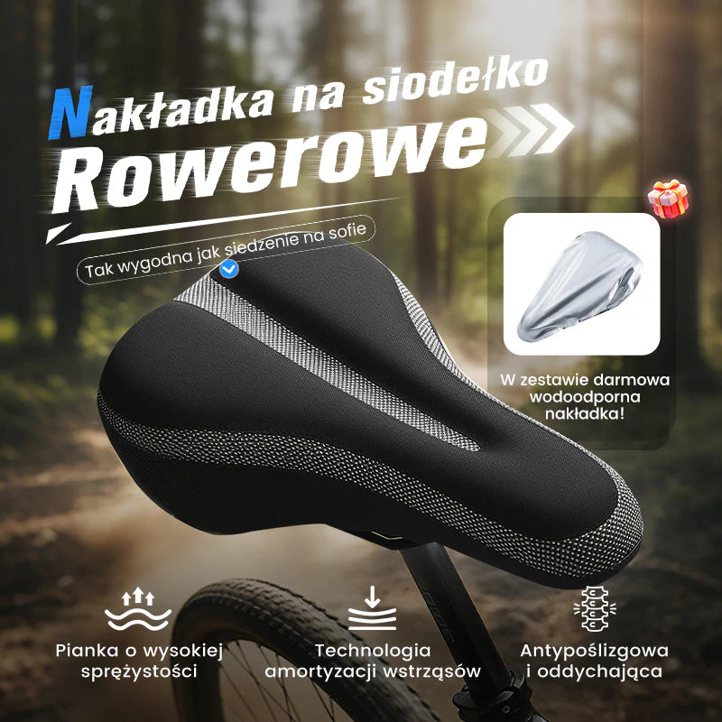 Wysoce sprężysta siodełko rowerowe