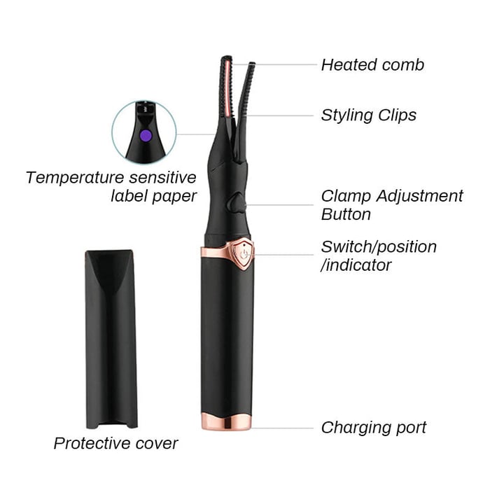 Električni uvijač za trepavice za trenutni glamur ✨ Blink & Dazzle!