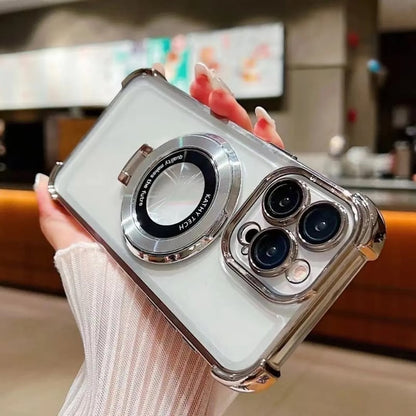 （🔥Kupi 1 dobi 1 gratis🔥）❤️Rasprodaja-🎁- Zaštitna maskica s magnetskim nosačem za iPhone s četiri kuta zračnog jastuka i zaštitom od pada?