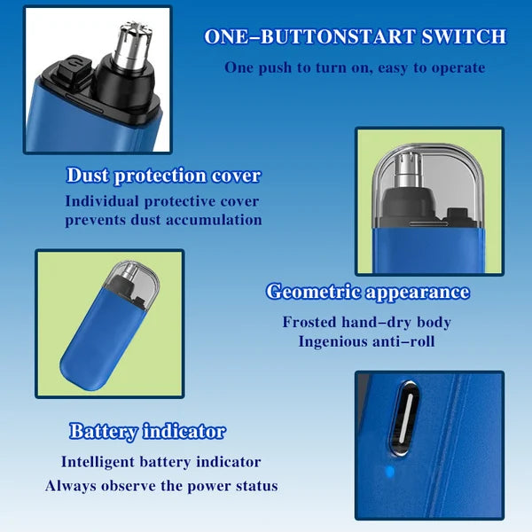 【🎁Božićna ponuda🎄】Prijenosni trimer za nosne dlačice