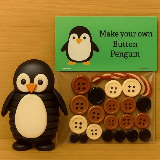 【🎁Vánoční nabídka🎄】Božićni ukrasi u obliku životinja - DIY od gumba