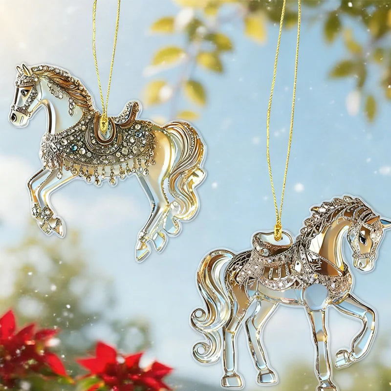 【🎁Božićna ponuda🎄】Akrilni privjesak u obliku konja（🔥Kupi 1 dobi 1 gratis🔥）