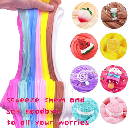 Super Clay Slime DIY Mjuk & Squishy Lera Doftande Slime Sensorisk Lera