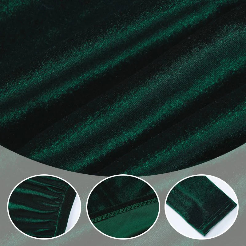 Ženska moda, uska haljina s dugim rukavima, u jednobojnoj boji