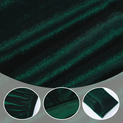 Ženska moda, uska haljina s dugim rukavima, u jednobojnoj boji