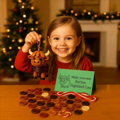 【🎁Vánoční nabídka🎄】Božićni ukrasi u obliku životinja - DIY od gumba