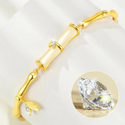 【🎁Božićna ponuda🎄】Ženska narukvica od bambusa s lančićem