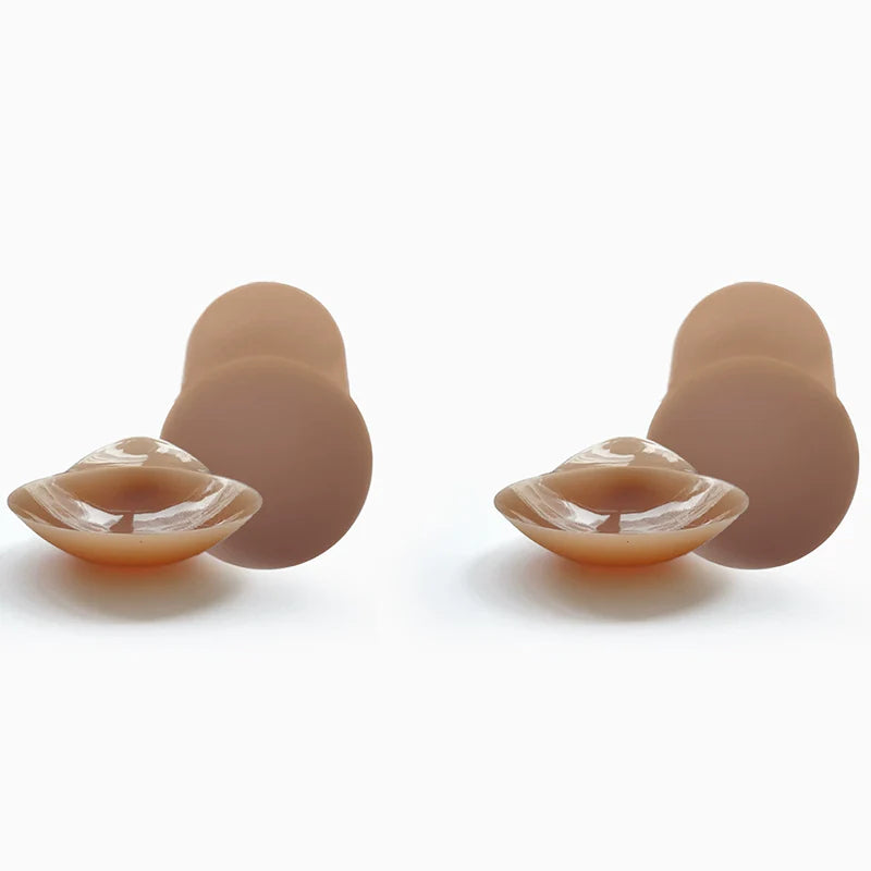 Varrat nélküli, push-up, mellnövelő, öntapadós mellbimbópajzsok nőknek