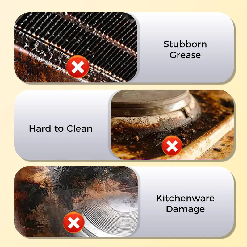 【🎁Božićna ponuda🎄】Višenamjensko, učinkovito pjenasto sredstvo za čišćenje kuhinje（🔥Kupi 1 dobi 1 gratis🔥）