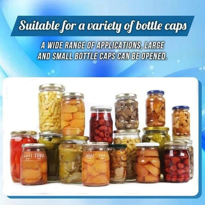 【🎁Božićna ponuda🎄】Podesivi otvarač za boce od nehrđajućeg čelika – protuklizni dizajn, jednostavan hvat i univerzalno pristajanje