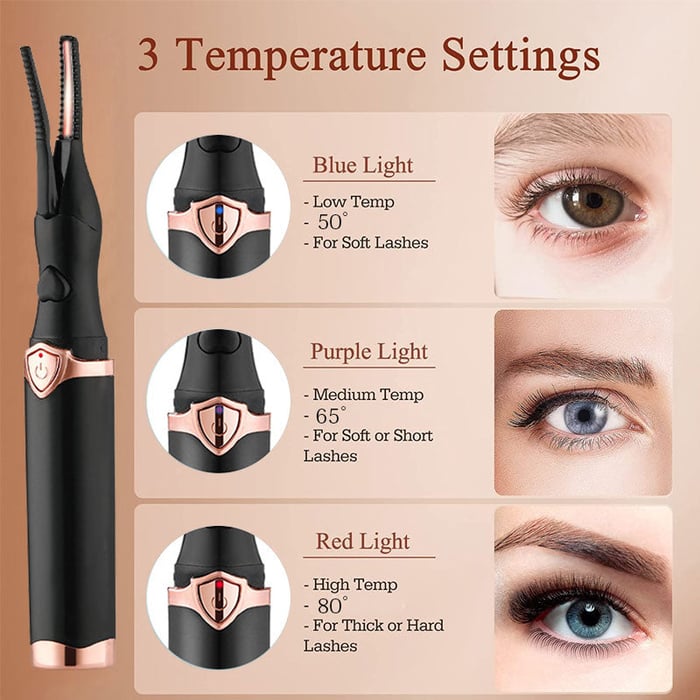 Električni uvijač za trepavice za trenutni glamur ✨ Blink & Dazzle!