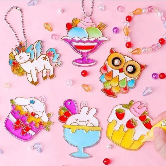 【🎁Božićna ponuda🎄】Set za umjetnost i obrt "uradi sam" s kristalnim bojama