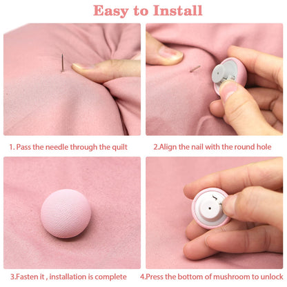 【🎁Božićna ponuda🎄】Držač za udoban poplun za krevet – siguran i neklizajući, izdržljiv dizajn za sve vrste posteljine（Pakiranje od 5 komada）