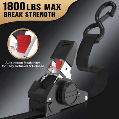 【🎁Božićna ponuda🎄】🔒 Samouvlačivi remen s čegrtaljkom – čvrsto vezivanje bez muke!