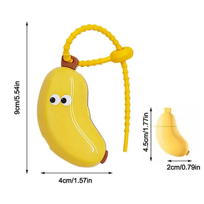 ? Banana-Shaped Portable Toothpaste Case – Dustproof, Breathable & Compact Design for Kids and Travel
