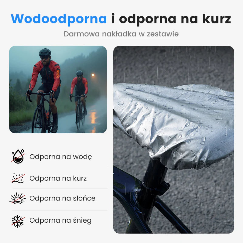 Wysoce sprężysta siodełko rowerowe