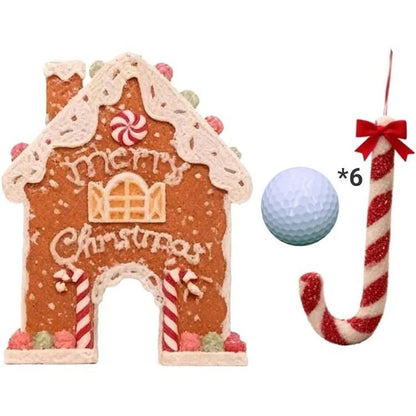 【🎁Božićna ponuda🎄】Božićni set za golf s medenjacima