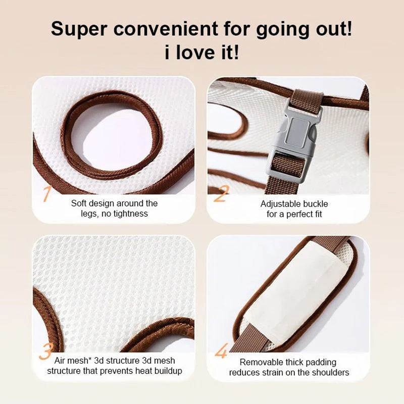 （🐶Izbor slatkih kućnih ljubimaca❤️）Prijenosni, prozračni ruksak za kućne ljubimce