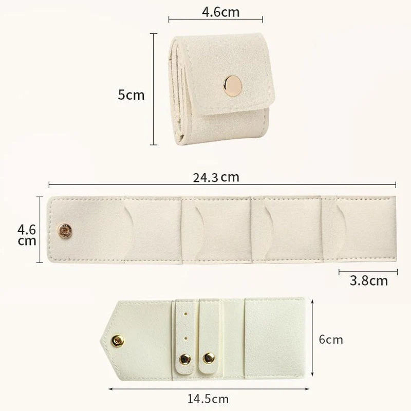 【🎁Božićna ponuda🎄】Sklopivi organizator za nakit od baršuna – kompaktan, elegantan i dizajn prilagođen putovanjima s sigurnim zatvaranjem na kopču（🔥Kupi 1 dobi 1 gratis🔥）