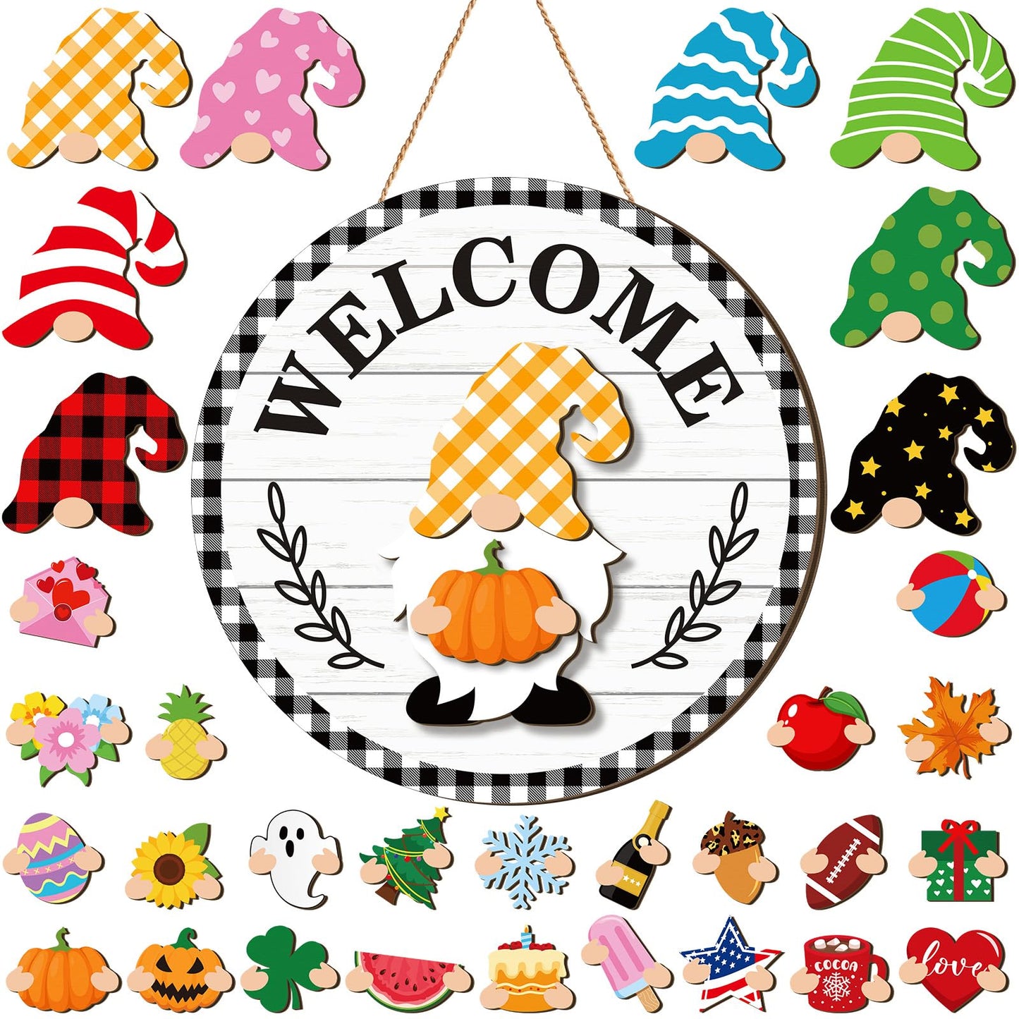 【🎁Božićna ponuda🎄】Božićni Halloween IDY drveni ukras