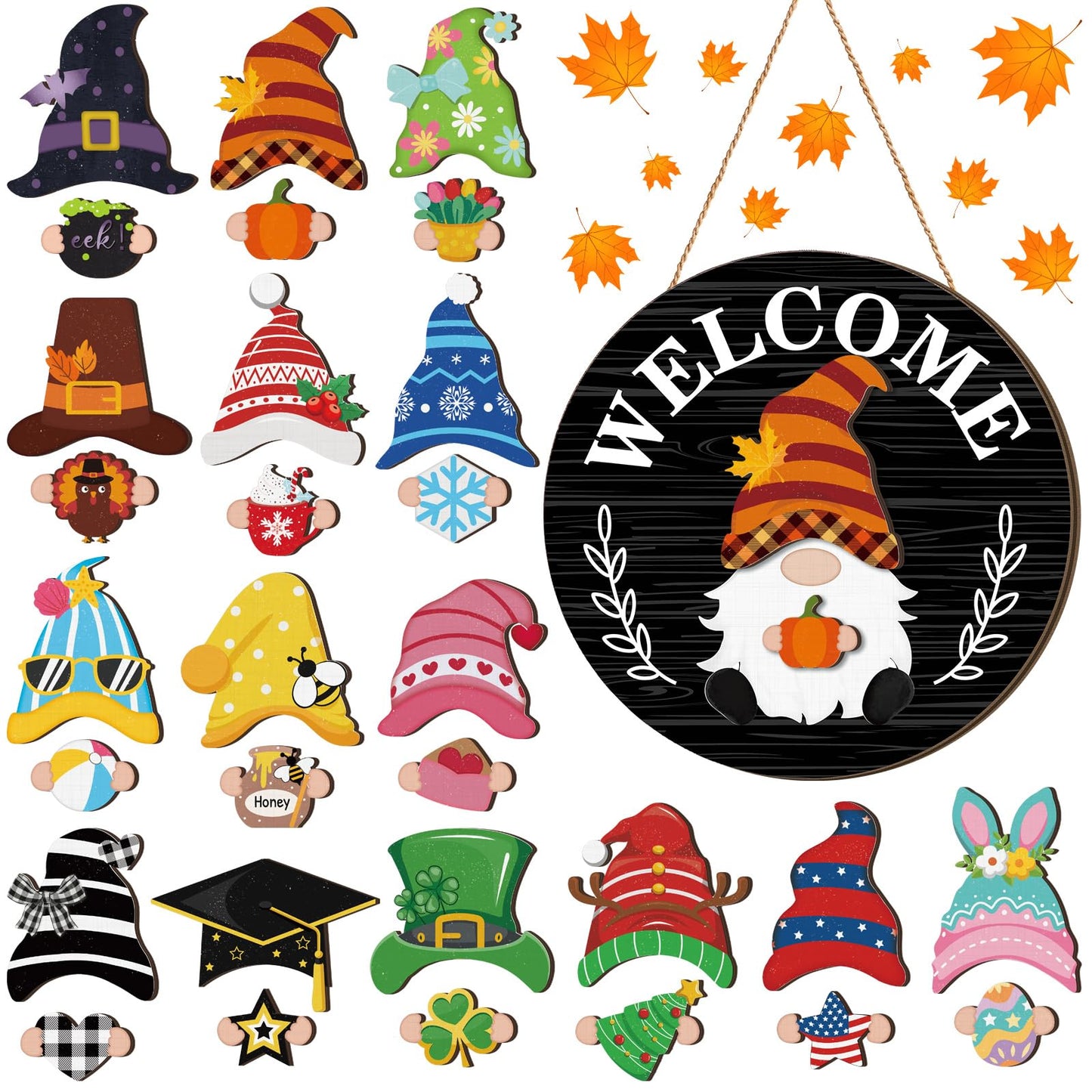 【🎁Božićna ponuda🎄】Božićni Halloween IDY drveni ukras