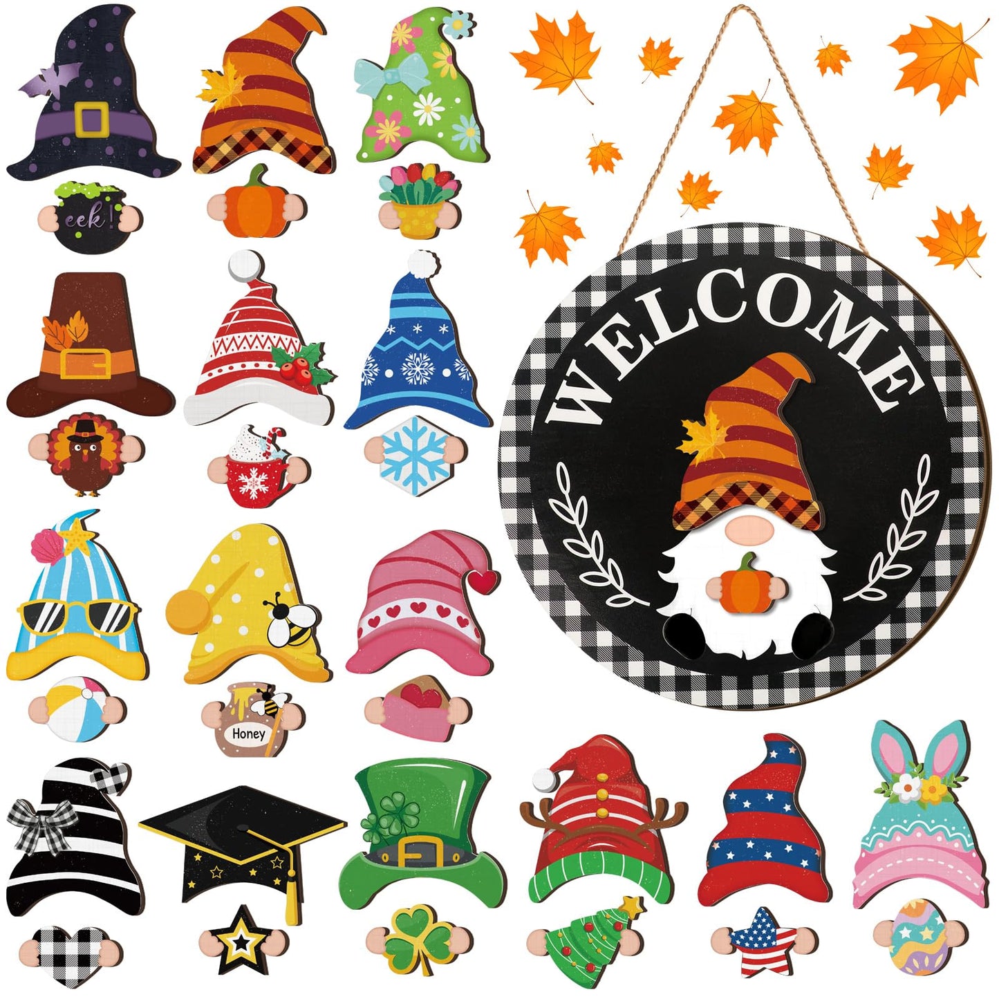 【🎁Božićna ponuda🎄】Božićni Halloween IDY drveni ukras