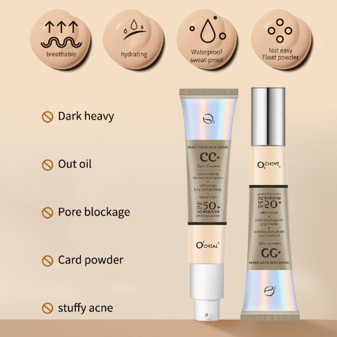 （🔥Kupi 1 dobi 1 gratis🔥）Luxe Brush tekući puder - SPF50+ (idealan za sve dobne skupine)