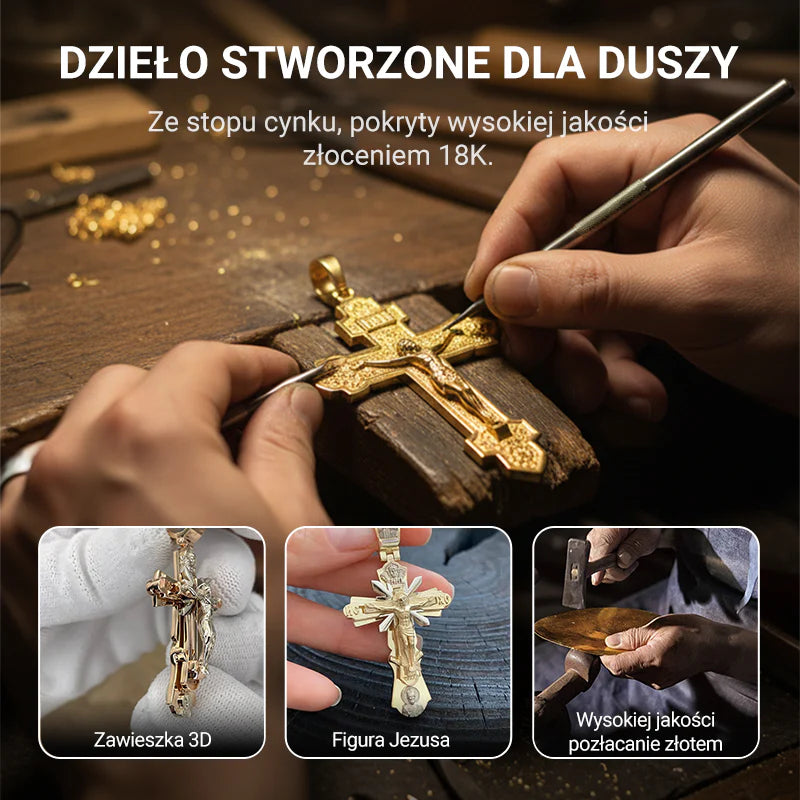 【🎁Božićna ponuda🎄】Ogrlica s privjeskom koji prikazuje Isusa