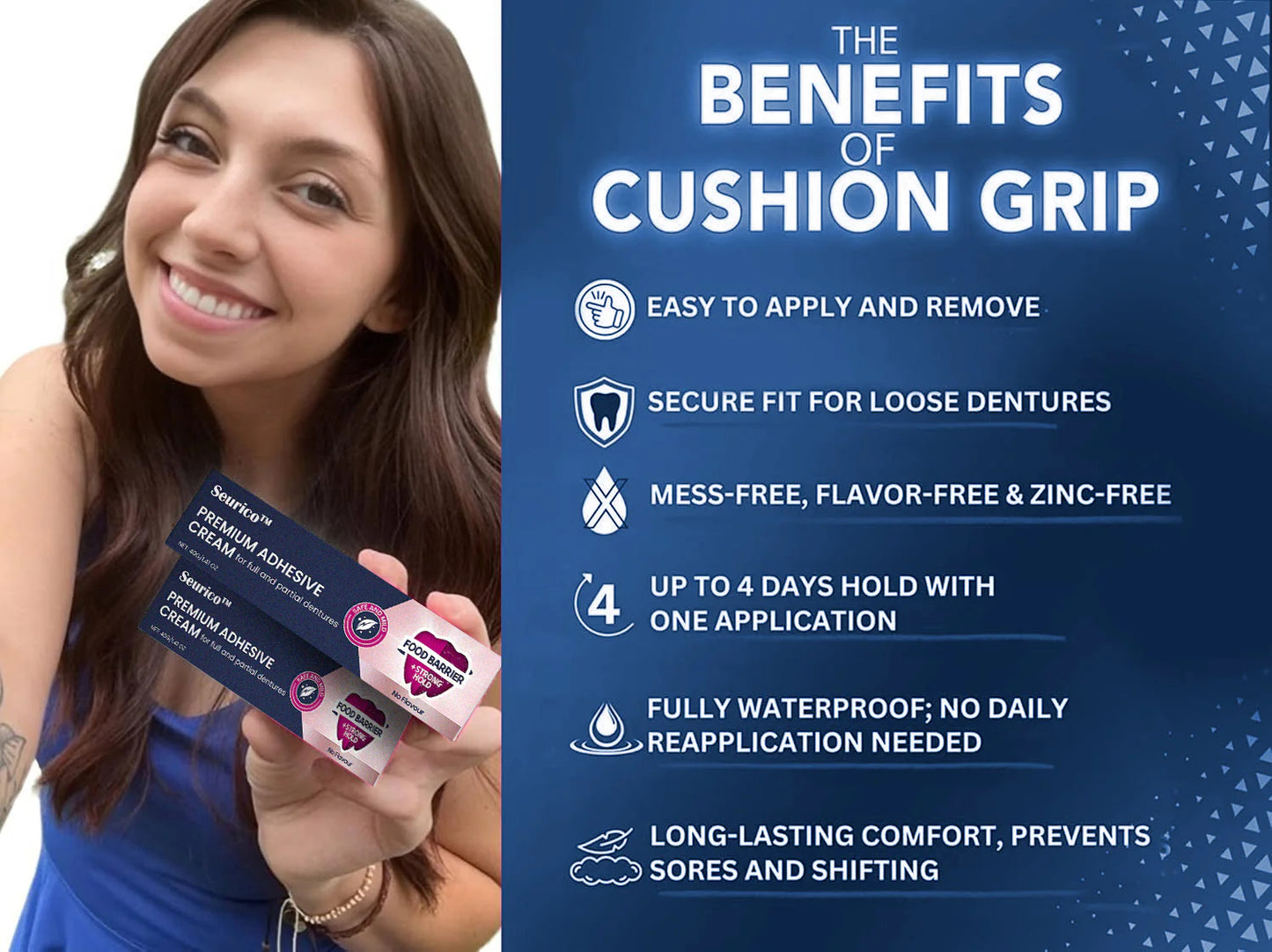 （🔥Kupite 1dobijte 1 gratis🔥）AdhereDent termoplastično ljepilo za proteze, trajna retencija proteza