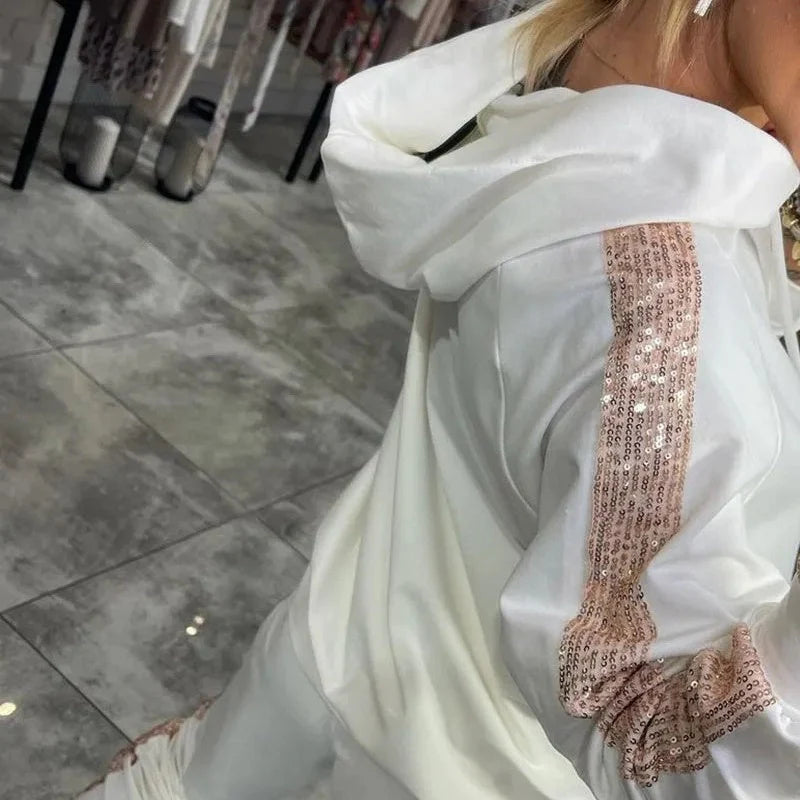 ✨Novo za jesen🔥 Ženski dvodijelni komplet od bluze i hlača s kapuljačom na vezicu